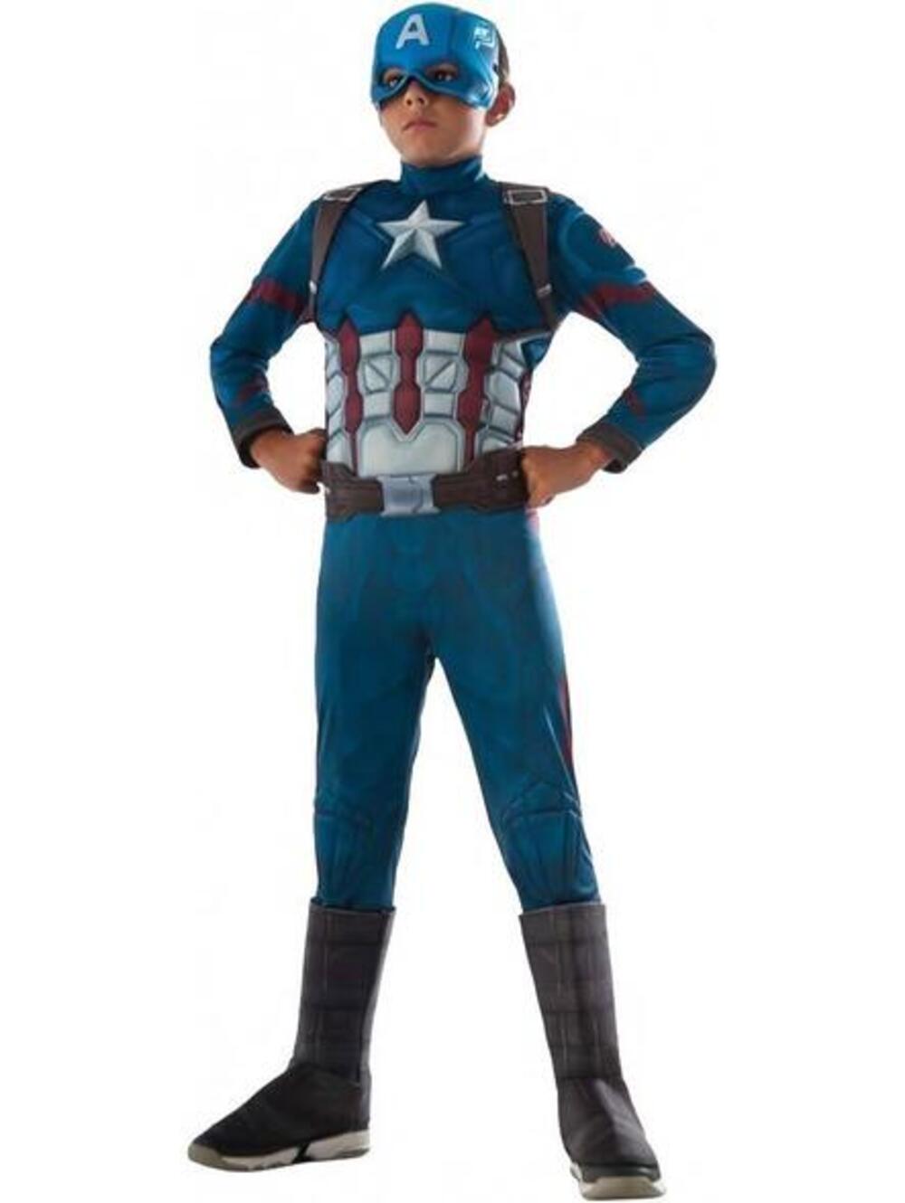Marvel Captain America Padded Kids Sz M - Halloween Costume Disney Superhero